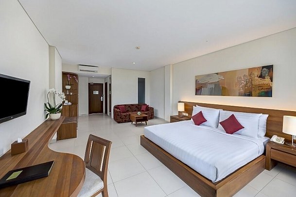 Taksu Sanur Hotel - Wohnbeispiel Junior Suite with Balcony (Zimmercodierung JB1)