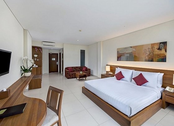 Taksu Sanur Hotel - Wohnbeispiel Junior Suite with Balcony (Zimmercodierung JB1)