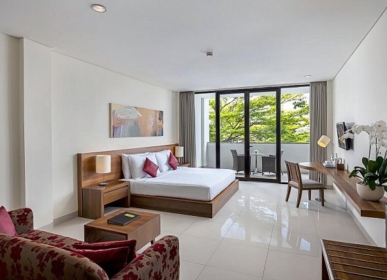 Taksu Sanur Hotel - Wohnbeispiel Junior Suite with Balcony (Zimmercodierung JB1)