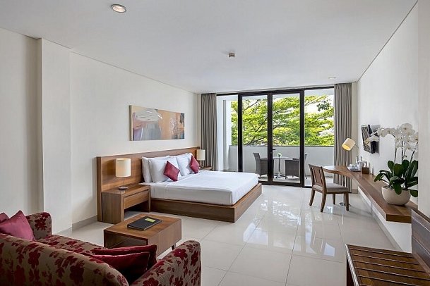 Taksu Sanur Hotel - Wohnbeispiel Junior Suite with Balcony (Zimmercodierung JB1)