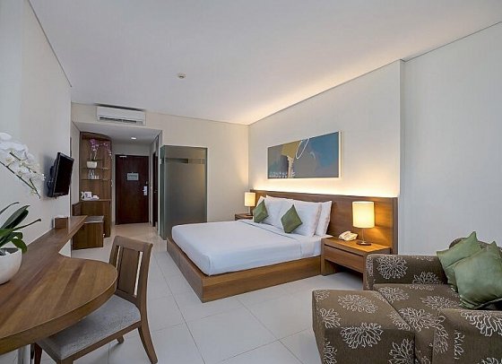 Taksu Sanur Hotel - Wohnbeispiel Taksu Suite with Balcony (Zimmercodierung WB2)