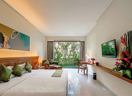 Taksu Sanur Hotel - Wohnbeispiel Taksu Suite (Zimmercodierung WB1)
