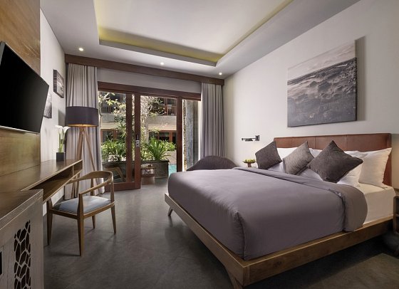 Akana Boutique Hotel Sanur - Wohnbeispiel Deluxe Pool Access (Zimmercodierung UDQ)