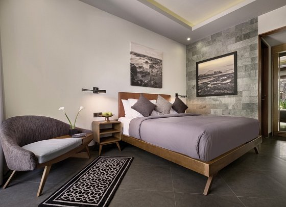 Akana Boutique Hotel Sanur - Wohnbeispiel Deluxe Pool Access (Zimmercodierung UDQ)