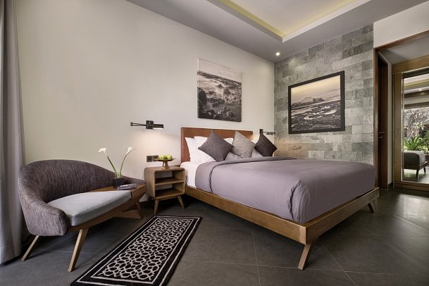 Akana Boutique Hotel Sanur - Wohnbeispiel Deluxe Pool Access (Zimmercodierung UDQ)