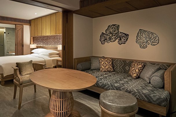 Hyatt Regency Bali - Wohnbeispiel King Bed Premium (Zimmercodierungen UM1 & UM2)