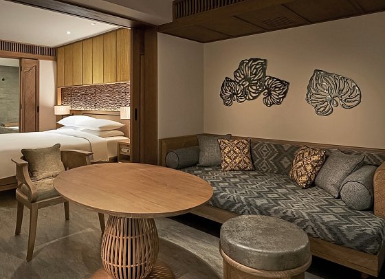 Hyatt Regency Bali - Wohnbeispiel King Bed Premium (Zimmercodierungen UM1 & UM2)