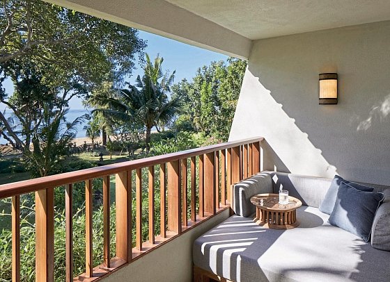 Hyatt Regency Bali - Beispiel Terrasse King/Twin Bed (Zimmercodierungen UG1 & UG2)
