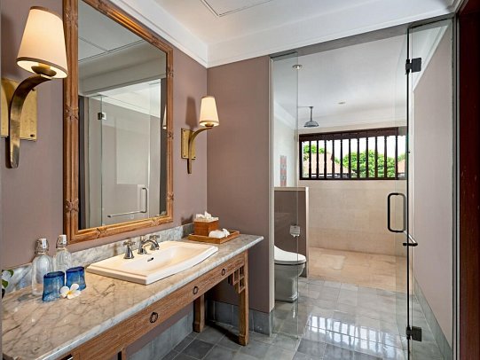 Sudamala Resort Sanur Bali - Beispiel Bad Deluxe Suite (Zimmercodierung WD1)