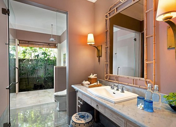 Sudamala Resort Sanur Bali - Beispiel Bad Deluxe Garden Suite (Zimmercodierung WDG)