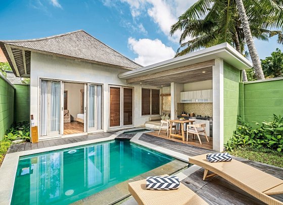 Arkamara Dijiwa Ubud - Wohnbeispiel One Bedroom Pool Villa (Zimmercodierung VB5)
