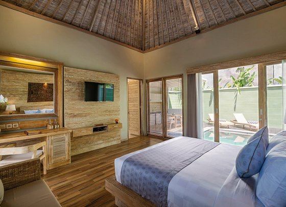 Arkamara Dijiwa Ubud - Wohnbeispiel One Bedroom Pool Villa (Zimmercodierung VB5)