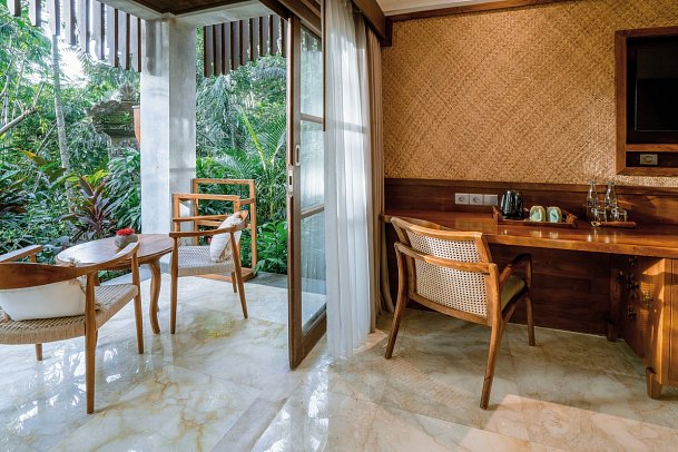 Arkamara Dijiwa Ubud - Wohnbeispiel Arkamara Suite Jungle (Zimmercodierung WB1)