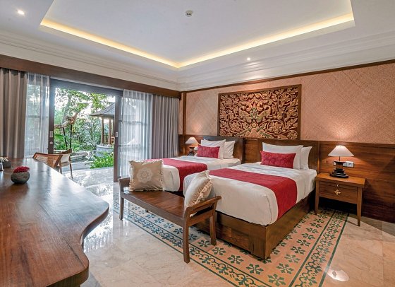 Arkamara Dijiwa Ubud - Wohnbeispiel Arkamara Pool Terrace (Zimmercodierung WBQ)