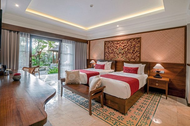 Arkamara Dijiwa Ubud - Wohnbeispiel Arkamara Pool Terrace (Zimmercodierung WBQ)