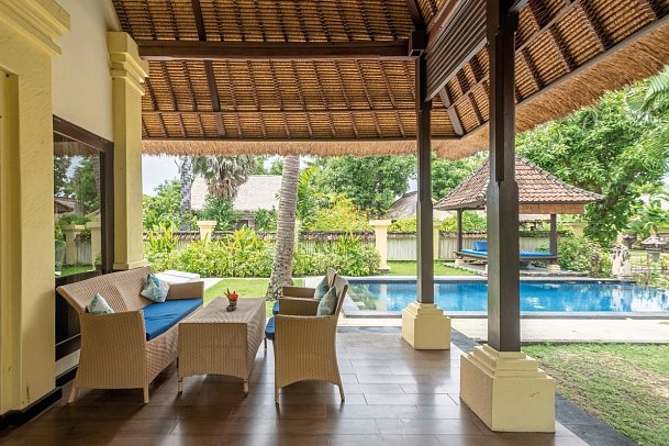 Amertha Bali Villas - Wohnbeispiel Family Pool Villa (Zimmercodierung VI5)