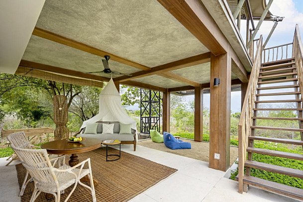 Menjangan Dynasty Resort - Beispiel Außenbereich Jungle Tent (Zimmercodierung UB2)