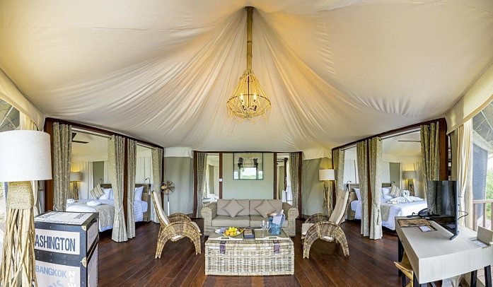 Menjangan Dynasty Resort - Wohnbeispiel Two Bedroom Cliff Tent Villa (Zimmercodierung VB2)