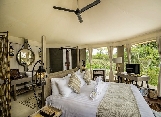 Menjangan Dynasty Resort - Wohnbeispiel Beach Camp Tent (Zimmercodierung UB1)