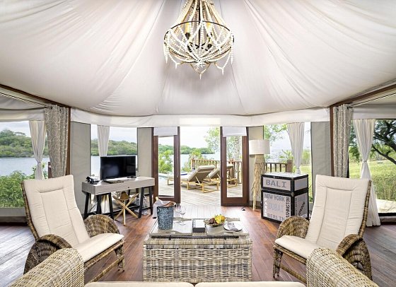 Menjangan Dynasty Resort - Wohnbeispiel Two Bedroom Cliff Tent Villa (Zimmercodierung VB2)