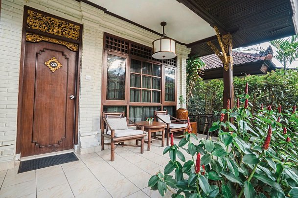 Ramayana Candidasa - Beispiel Terrasse Garden Cottage (Zimmercodierung UBG)