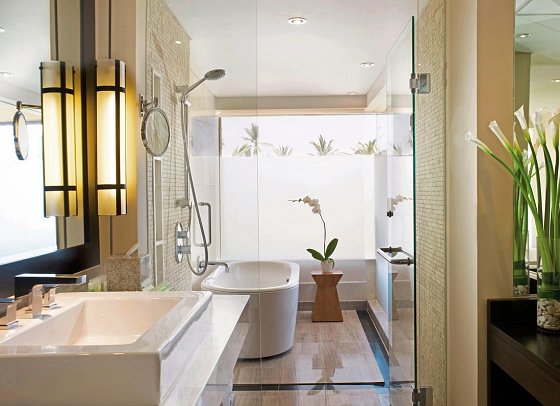 The Westin Resort Nusa Dua Bali - Beispiel Bad Deluxe (Zimmercodierungen UDG, UDP, UD2 & UDO)