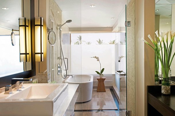 The Westin Resort Nusa Dua Bali - Beispiel Bad Deluxe (Zimmercodierungen UDG, UDP, UD2 & UDO)