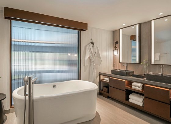 The Laguna A Luxury Collection Resort & Spa - Beispiel Bad Deluxe Studio Lagoon Access (Zimmercodierung SDQ)