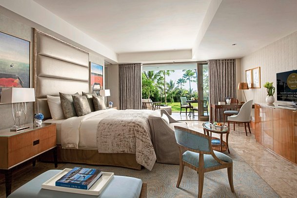 The Mulia, Mulia Resort & Villas Nusa Dua Bali - Wohnbeispiel The Baron Suite Beach Front View (Zimmercodierung WBO)