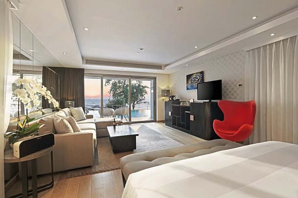 Double-Six Luxury Hotel - Wohnbeispiel Premium Suite Pool Access Ocean View (Zimmercodierung WMQ)