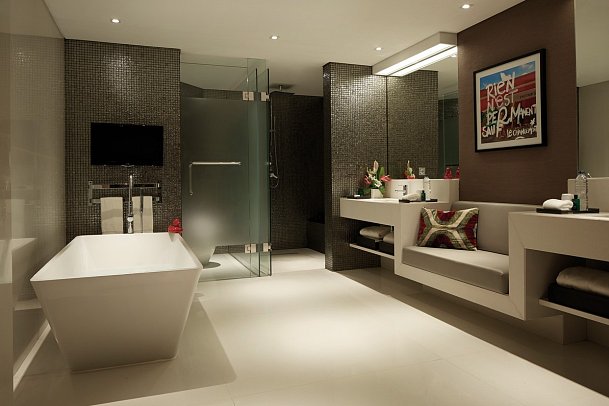 Double-Six Luxury Hotel - Badbeispiel Leisure Suite (Zimmercodierung WB1)