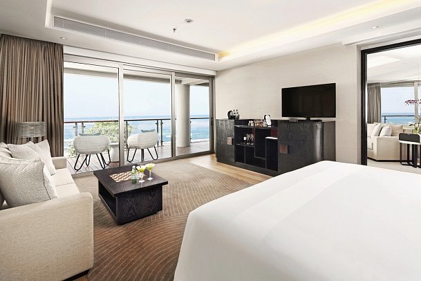 Double-Six Luxury Hotel - Wohnbeispiel Two Bedroom Deluxe Suite Ocean View (Zimmercodierung WD2)