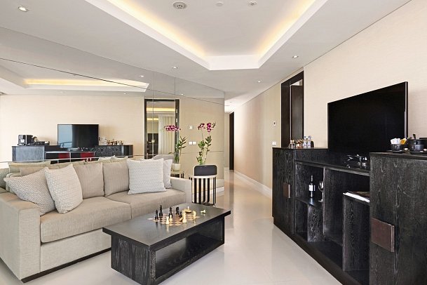 Double-Six Luxury Hotel - Wohnbeispiel Two Bedroom Deluxe Suite Ocean View (Zimmercodierung WD2)