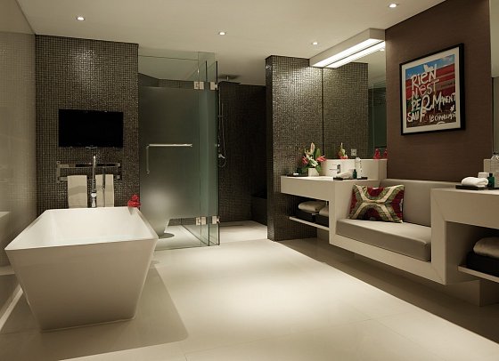Double-Six Luxury Hotel - Badbeispiel Leisure Suite (Zimmercodierung WB1)