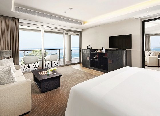 Double-Six Luxury Hotel - Wohnbeispiel Two Bedroom Deluxe Suite Ocean View (Zimmercodierung WD2)