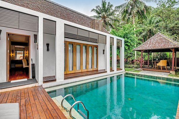 The Samaya Ubud Bali - Beispiel Aussenbereich Ayung Villa (Zimmercodierungen VB & 3)