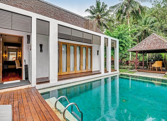 The Samaya Ubud Bali - Beispiel Aussenbereich Ayung Villa (Zimmercodierungen VB & 3)