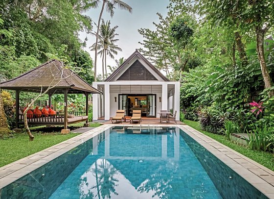 The Samaya Ubud Bali - Beispiel Aussenbereich Hillside Villa (Zimmercodierung VB1)