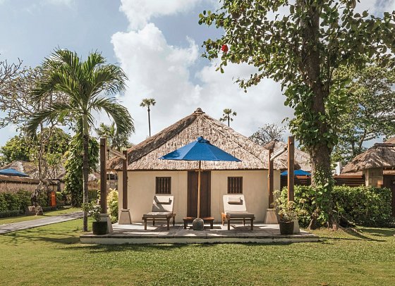 Jimbaran Puri, A Belmond Hotel, Bali - Wohnbeispiel Beach View Cottage Suite (Zimmercodierung WBM)