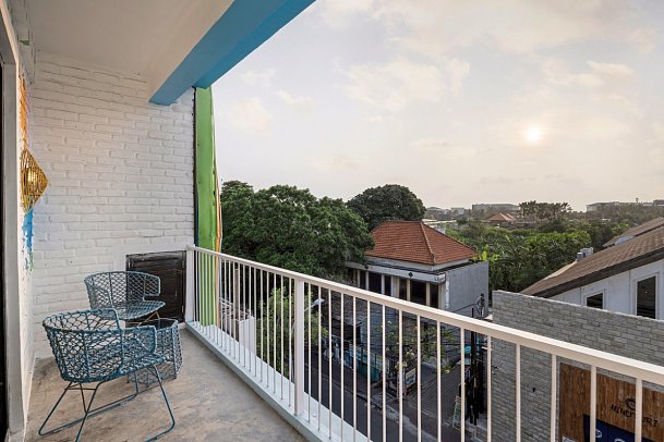 Viva Dash Hotel Seminyak - Beispiel Balkon Dash Deluxe (Zimmercodierung UD1)