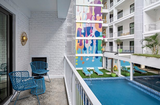 Viva Dash Hotel Seminyak - Beispiel Balkon Dash Deluxe (Zimmercodierung UD1)