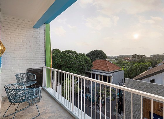 Viva Dash Hotel Seminyak - Beispiel Balkon Dash Deluxe (Zimmercodierung UD1)