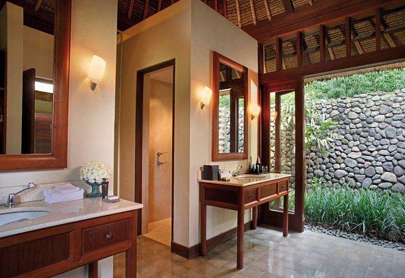 Alila Ubud - Beispiel Bad Valley Villa (Zimmercodierung VB1)