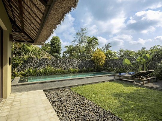 Alila Ubud - Beispiel Außenbereich Pool Villa (Zimmercodierung VBR)