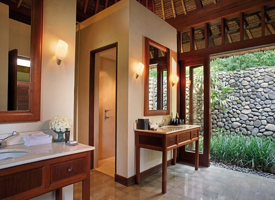 Alila Ubud - Beispiel Bad Valley Villa (Zimmercodierung VB1)