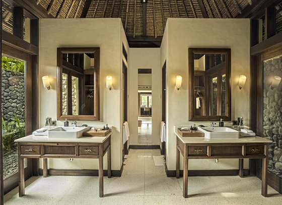 Alila Ubud - Beispiel Bad Pool Villa (Zimmercodierung VBR)