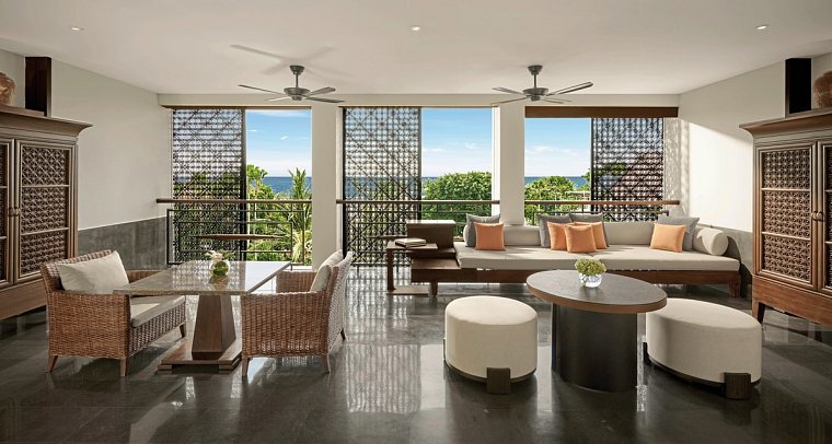 Intercontinental Bali Sanur Resort - Wohnbeispiel One Bedroom Suite Ocean View (Zimmercodierung WBM)