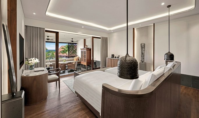 Intercontinental Bali Sanur Resort - Wohnbeispiel Junior Suite Ocean View (Zimmercodierung JBM)