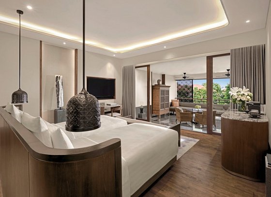 Intercontinental Bali Sanur Resort - Wohnbeispiel Junior Suite Garden View (Zimmercodierung JBG)