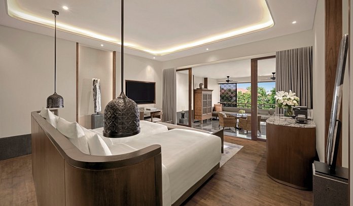 Intercontinental Bali Sanur Resort - Wohnbeispiel Junior Suite Garden View (Zimmercodierung JBG)